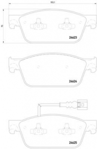Комплект тормозных колодок HELLA PAGID 8DB 355 014-981