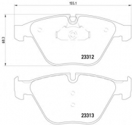 Комплект тормозных колодок HELLA PAGID 8DB 355 015-391