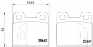 Комплект тормозных колодок HELLA PAGID 8DB 355 017-391