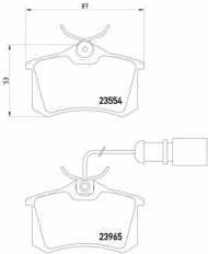 Комплект тормозных колодок HELLA PAGID 8DB 355 018-601