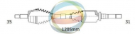 Вал ODM-MULTIPARTS 18-162280