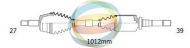 Вал ODM-MULTIPARTS 18-292400