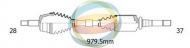 Вал ODM-MULTIPARTS 18-162580
