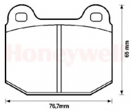 Комплект тормозных колодок BENDIX 571543B