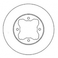 Тормозной диск BENDIX 561671B