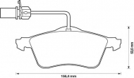 Комплект тормозных колодок BENDIX 573106B