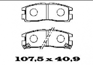 Комплект тормозных колодок FTE BL1376A2