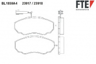 Комплект тормозных колодок FTE BL1859A4