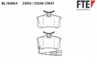 Комплект тормозных колодок FTE BL1846A4