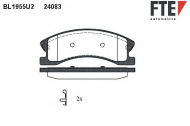 Комплект тормозных колодок FTE BL1955U2