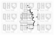 Комплект пыльника QUINTON HAZELL QJB174