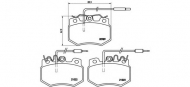 Комплект тормозных колодок BREMBO P 61 031
