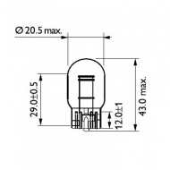 Лампа накаливания PHILIPS 12066B2