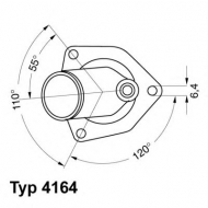 Термостат WAHLER 4164.92D