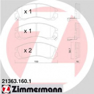 Комплект тормозных колодок ZIMMERMANN 21363.160.1