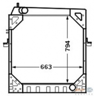 Теплообменник HELLA 8MK 376 709-571