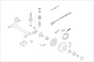 Подвеска колеса DELPHI FORD-05736-R