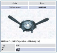 Переключатель MAGNETI MARELLI 000043194010