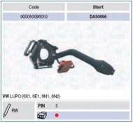 Переключатель MAGNETI MARELLI 000050096010