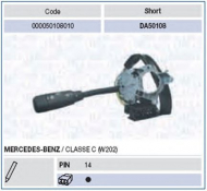 Переключатель MAGNETI MARELLI 000050108010