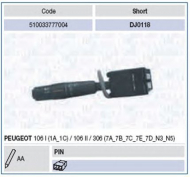Переключатель MAGNETI MARELLI 510033777004