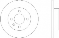 Тормозной диск HELLA 8DD 355 100-111