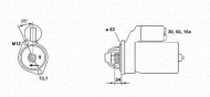 Стартер MAGNETI MARELLI 943251648010