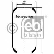 Баллон пневматической рессоры FEBI BILSTEIN 20644