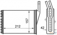 Теплообменник BEHR HELLA SERVICE 8FH 351 024-351