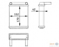 Теплообменник BEHR HELLA SERVICE 8FH 351 312-521