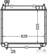 Теплообменник BEHR HELLA SERVICE 8MK 376 704-661