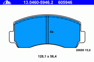 Комплект тормозных колодок ATE 13.0460-5946.2