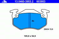 Комплект тормозных колодок ATE 13.0460-3953.2