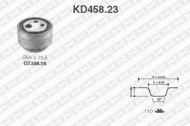 Ременный комплект SNR KD458.23