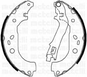 Комлект тормозных накладок METELLI 53-0088