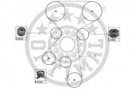 Ременный комплект OPTIMAL SK-1073