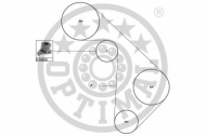 Ременный комплект OPTIMAL SK-1172
