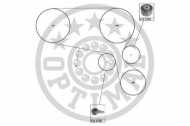 Ременный комплект OPTIMAL SK-1533
