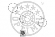 Ременный комплект OPTIMAL SK-1649