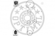 Ременный комплект OPTIMAL SK-1388