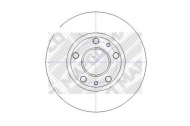 Тормозной диск MAPCO 15037