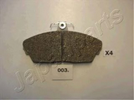 Комплект тормозных колодок JAPANPARTS PA-003AF