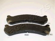 Комплект тормозных колодок JAPANPARTS PA-009AF
