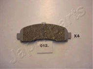 Комплект тормозных колодок JAPANPARTS PA-012AF
