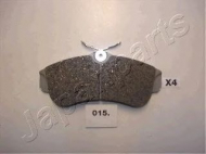 Комплект тормозных колодок JAPANPARTS PA-015AF