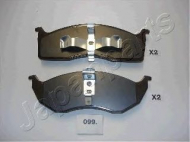 Комплект тормозных колодок JAPANPARTS PA-099AF