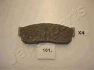 Комплект тормозных колодок JAPANPARTS PA-101AF