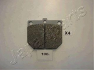 Комплект тормозных колодок JAPANPARTS PA-108AF