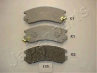 Комплект тормозных колодок JAPANPARTS PA-135AF