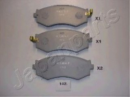 Комплект тормозных колодок JAPANPARTS PA-142AF